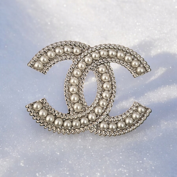 Monogram Brooch Silver - Picture 3 of 4